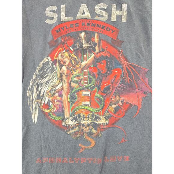 Snakepit Inc. | Slash & Myles Kennedy- Apocolyptic Love T-Shirt  | Size Medium - Picture 2 of 6